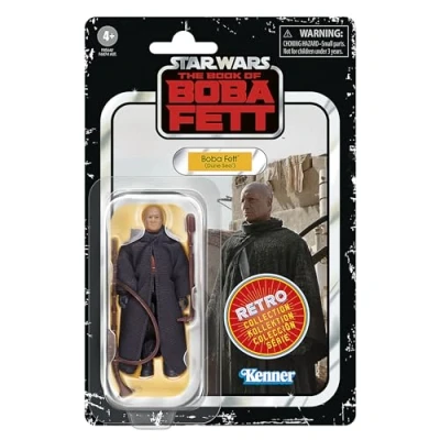 Imagen de Star Wars La Colección Retro Boba Fett (Mar de Dunas) Libro Figura acción 9,5 cm