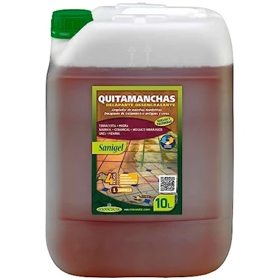 Imagen de MONESTIR Sanigel Limpiador Suelos, Quitamanchas, Decapante, Desengrasante 10 Litros