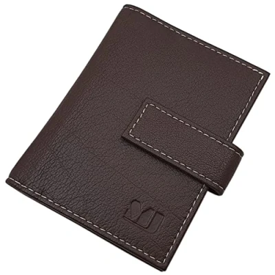 Imagen de myledershop XXL Cuero de búfalo Caja la Tarjeta para un Total 24 Tarjetas credito MJ Design Germany con protección RFID y NFC (Marrón)