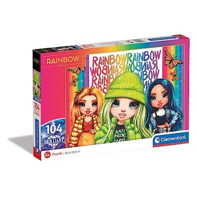 Imagen de Clementoni 104pzs Does Not Apply 104 Piezas Rainbow High Puzzle Infantil, a Partir de 6 años (20342), Multicolor, M