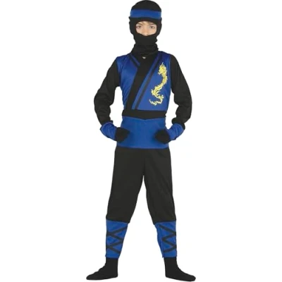Imagen de Guirca Disfraz ninja azul, Talla 5 6 años (87474.0)