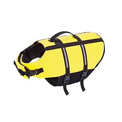 Imagen de NOBBY 77575 Flotador para Perros (Talla XS; 25 cm), Color Amarillo neón