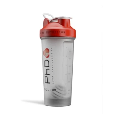 Imagen de PhD Nutrition Coctelera de proteínascon con Bola 600ml a Prueba Derrames y Apto para Lavavajillas, adecuado Batidos Proteínas Sin Grumos
