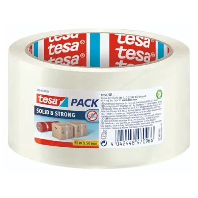 Imagen de tesa pack SOLID &amp; STRONG, 66M x 50MM Transparente