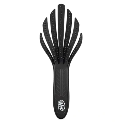 Imagen de WetBrush Go Green Cepillo desenredante de rizos con cerdas Intelliflex ultra suaves para separar suavemente los nudos facilidad, Wet Brush Detangler es suave el cabello, a base plantas,