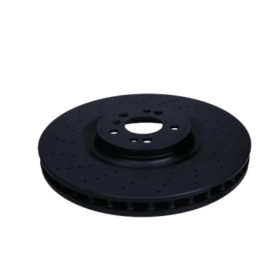 Imagen de QUARO QD7908HC Disco de freno 375 36 5 112 perforado/ventil. int. barnizado altamente carbonizado sin buje rueda, perno sujeción rueda