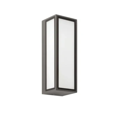 Imagen de FARO BARCELONA Aplique de exterior LED Pivot, gris oscuro, aluminio, ancho 8,6 cm