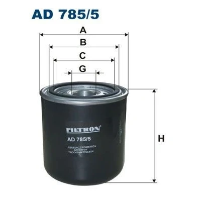 Imagen de FILTRON AD 785/5 Secador de aire, sistema aire comprimido RENAULT TRUCKS: Premium, Premium 2
