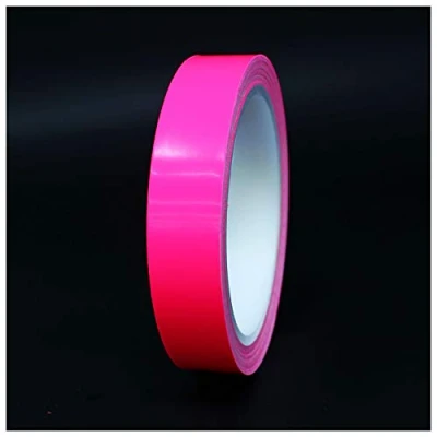 Imagen de Finest Folia 10m tira decorativa autoadhesiva para coche moto barco modelismo bicicleta muchos colores y anchos la artesanía (Rosa neón, 10mm)