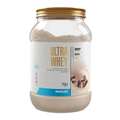 Imagen de Maxler Ultra Whey Proteina Proteinas para Masa Muscular Isolate Chocolate 750g de