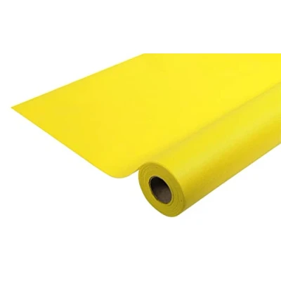 Imagen de Pro Nappe Ref R785024I Mantel no Tejido spunbond desechable Rollo 50 M de Largo X 1,20 Ancho Color Amarillo Ripstop, Repelente al Agua y limpiable