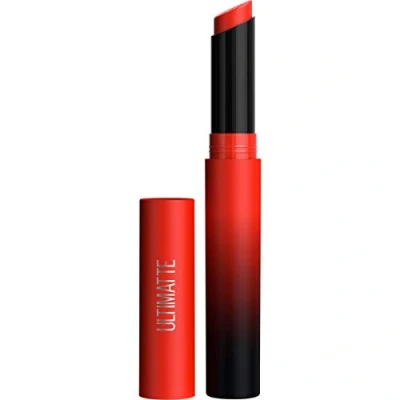 Imagen de Maybelline New York Pintalabios mate, color intenso y cómodo de llevar, Sensational Ultimate, color: nº 299 More Scarlet (rojo), 1 barra 2 g
