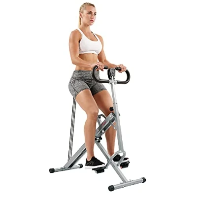 Imagen de Sunny Health &amp; Fitness Row N Ride Entrenador de Asistencia en Sentadillas para Entrenamiento glúteos y piernas con Resistencia Ajustable NO. 077S