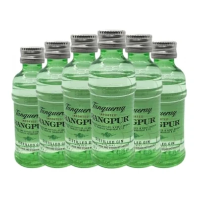 Imagen de Ginebra Tanqueray Rangpur Botellín Miniatura 5 cl (Caja de 6 cl)