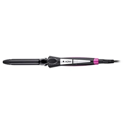 Imagen de Solac Tenacilla rizadora de pelo Curl Expert Lisse Rizador con recubrimiento cerámico Diámetro 19mm Temperatura máxima 180ºC Punta agarre frío Accesorio voluminizador Cable 1.8M