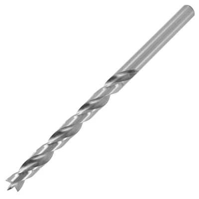 Imagen de ENT 50409 Broca de madera espiral Ø 9 mm, extra larga 150 HSS G, con punta centrado y cortador preliminar, D x NL 100 GL vástago cilíndrico