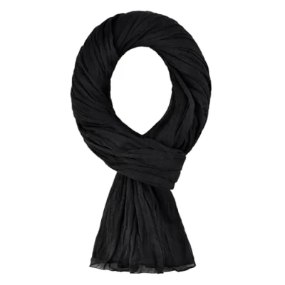 Imagen de ALLEE DU FOULARD Bufanda Fular Pañuelo Estola Chal 100% Algodón Rosa Papaya Tamaño 200 X 110 CM Mujer y Hombre Cómodo Ligero