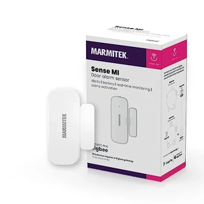 Imagen de Zigbee Sensor de Ventana Marmitek Sense MI 3.0 Alarma Puerta Detecta la Apertura una o para Usar lámparas Dispositivos
