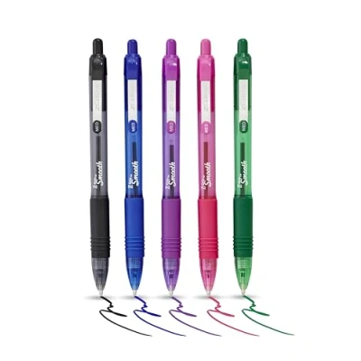 Imagen de Zebra Z Grip Smooth retráctil Bolígrafo colores surtidos (paquete de 5)