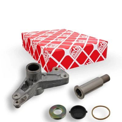 Imagen de FEBI BILSTEIN 11700 Brazo tensor, correa trapecial poli V con material de montaje añadido tapa MERCEDES BENZ: Clase E Berlina, W124 Berlina