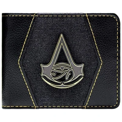 Imagen de Cartera de Assassins Creed Origins cresta oro Negro