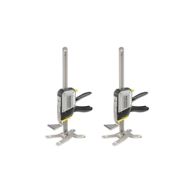 Imagen de STANLEY FATMAX TradeLift Herramienta multifunción de elevación (hasta 150 kg), nivelación (ajustes 2,5 mm), sujeción kg) y extensión 220 mm) (paquete doble), FMHT83552 1