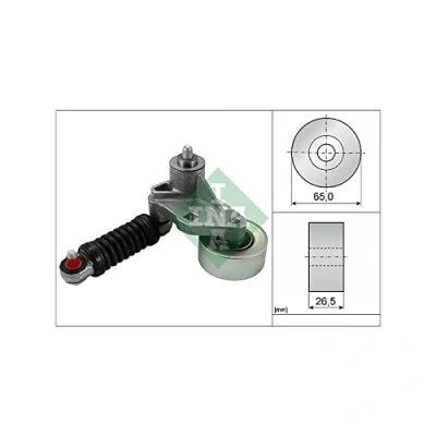 Imagen de INA 534 0037 10 Brazo tensor, correa trapecial poli V CITROËN: Xsara Picasso, PEUGEOT: 206 Hatchback