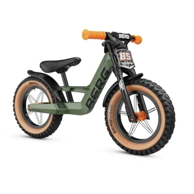Imagen de Berg Biky Trail Bicicleta de Paseo con Freno Mano a Partir 2 años, neumáticos Aire, Marco magnesio, 12 Pulgadas, Infantil para niños y niñas, sillín Regulable en Altura