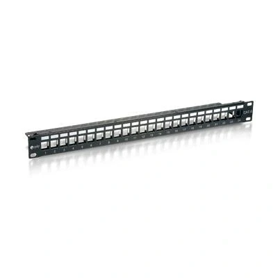 Imagen de Equip Cat. 6a Keystone Patch Panel, Shielded, Black