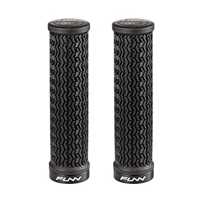 Imagen de Funn Holeshot Puños para Bicicleta de Montaña con Abrazadera Bloqueo Único, Ligeros y Ergonómicos Diámetro Interior 22 mm (Negro)