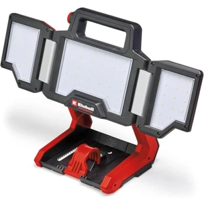 Imagen de Einhell Lámpara con batería TP CL 18/3000 Li Solo Power X Change (18 V, 3000 lm, cabezal luminoso pivotante, paneles luminosos abatibles, 60 LEDs, regulación del luminosidad, sin batería)