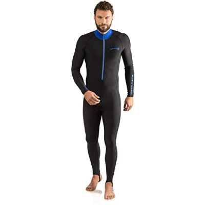 Imagen de Cressi Skin 1mm Traje de Neopreno una Pieza, Men&#039;s, Black/Blue, L/4