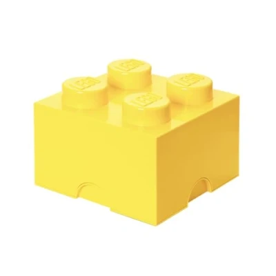 Imagen de LEGO Caja de almacenaje 4, color amarillo claro