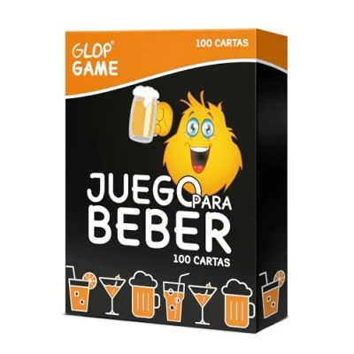 Imagen de Glop Game Juegos de Mesa para Beber Cartas Fiestas Regalos Originales Hombres, Mujeres, Pareja, Amigo, Amiga Regalo Divertido Amigo Invisible