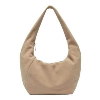 Imagen de Liebeskind Berlin Farrah Hydro Suede Hobo Bag M Beige