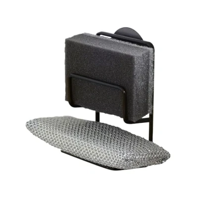 Imagen de YAMAZAKI Torre Soporte de Esponja, Metal, Negro, Talla única