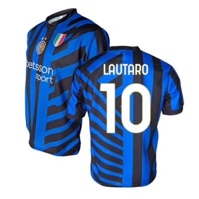 Imagen de Inter Maglia Home 2024/2026 Camiseta para casa 2024/2025, Negro Azul, 10 años Unisex Adulto