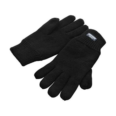 Imagen de Guantes de invierno Thinsulate con forro térmico 3M para hombre. negro L/XL