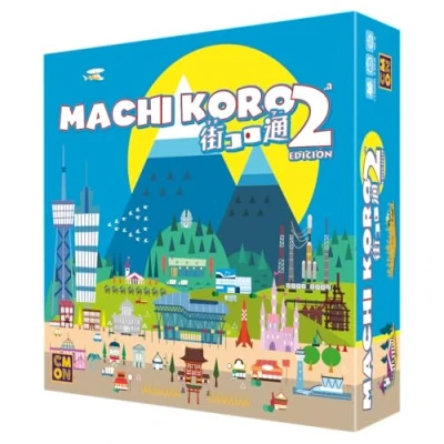 Imagen de CMON Machi Koro 2 Juego De Mesa Estrategia para Adultos Y Familias a Partir 10 Años 5 Jugadores 45 Minutos por Partida Español