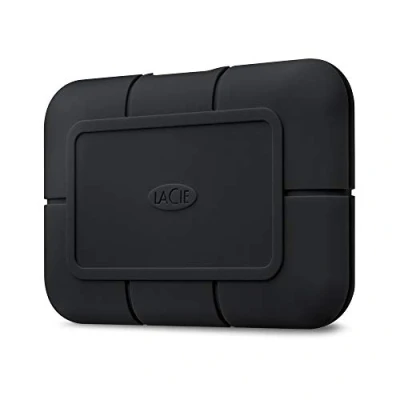 Imagen de LaCie Rugged SSD Pro, 1 TB, Disco duro Externo portátil, USB C Thunderbolt 3, Resistencia Extrema al Agua, Mac, PC, Mes Adobe CC, 5 años servicios Rescue (STHZ1000800)