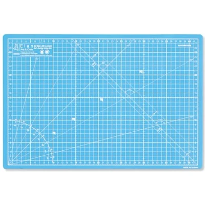 Imagen de Elan Base de Corte A3 Azul, Alfombrilla para Patchwork, Autocicatrizante, Tabla Costura, Autorregenerable, Alfombra 44cm x 30cm