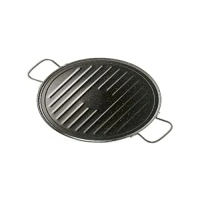 Imagen de Garcima 11036 Plancha grill esmaltada redonda 36cm