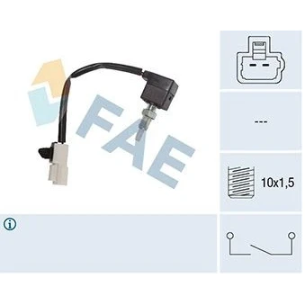 Imagen de FAE 24551 Interruptor luces freno mecánico M10x1.25 2 HYUNDAI: i30 II Hatchback, KIA: cee‘d Sportswagon