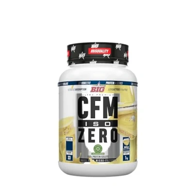 Imagen de BIG Proteína Isolada Whey en Polvo para Masa Muscular, Máxima Calidad, Sin Grumos, Alta Pureza, Baja Lactosa, Azúcares Añadidos (1Kg, Natillas)