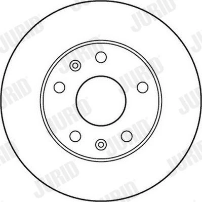 Imagen de JURID 562153JC Disco de freno 262 14 5 114,3 macizo revestido con tornillos LAND ROVER: Freelander I SUV Cabrio,