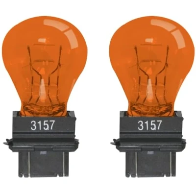 Imagen de cyclingcolors 2x bombillas 3157 12V P27/7W W2.5x16q 32/3CP S25q naranja lampara Coche americano y asiático
