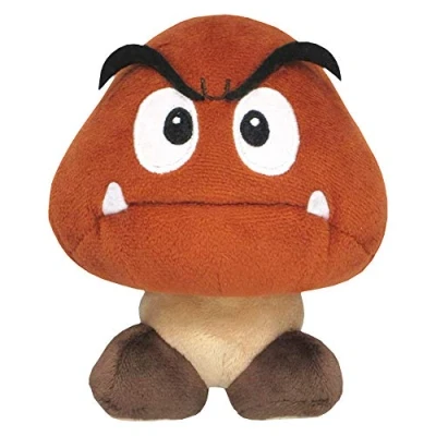 Imagen de KRX Goomba Mario Sanei Peluche con Licencia Oficial, Multicolor AC12
