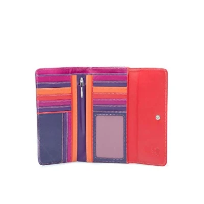 Imagen de mywalit billetereo Monedero de Piel para Mujer Tri Fold w/Outer Zip Purse 269 75 Sangria Multi
