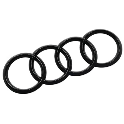 Imagen de Audi 8W9071802 Anillos de señales, diseño con logotipo Blackline, color negro