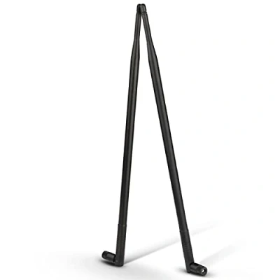 Imagen de Eightwood Antena WiFi 2.4G inalámbrica 12dBi Tilt and Roll RP SMA 2 Piezas para Tarjeta Tarjetas inalámbricas PCI Enrutador inalámbrico Bluetooth ZigBee